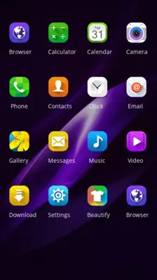 Purple business soft theme for REDMI 6A android App screenshot 1