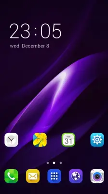 Purple business soft theme for REDMI 6A android App screenshot 2